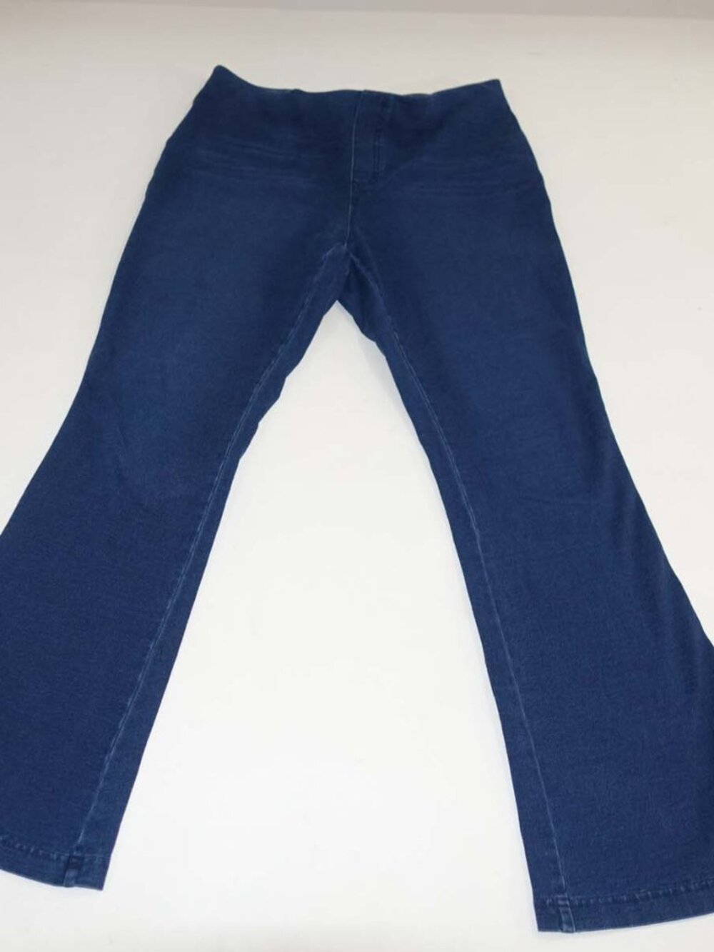 J. Jill Women's Pure Indigo Pull On Pants Size Small Blue Flared 29" Inseam S